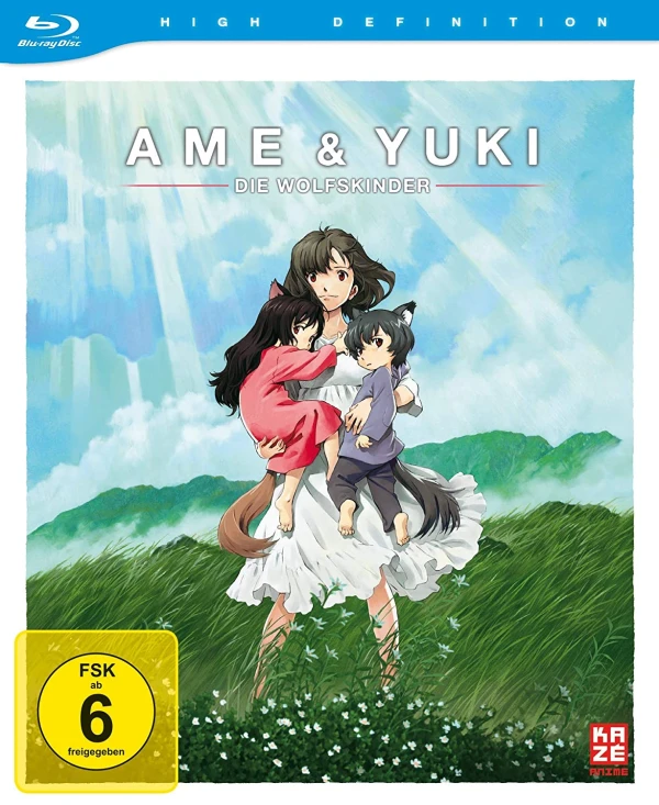 Ame und Yuki Wolfskinder Cover Blu-ray